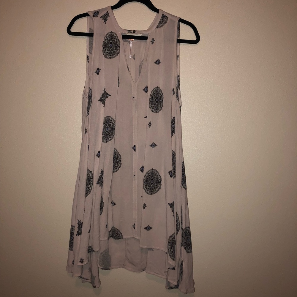 FREE PEOPLE KEYHOLE MINI DRESS/TUNIC